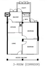 Blk 123 Toa Payoh View (Toa Payoh), HDB 3 Rooms #567961001